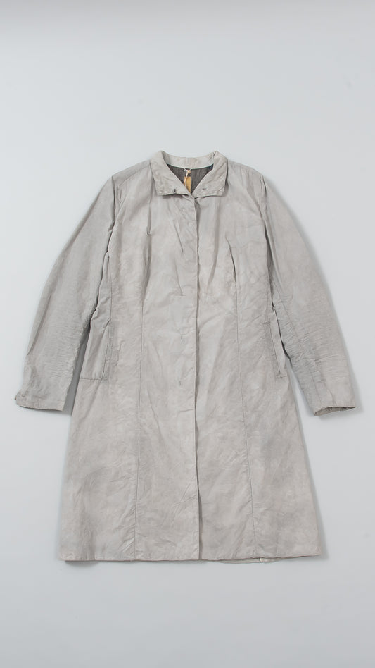 Short Collar Long Sleeve Coat