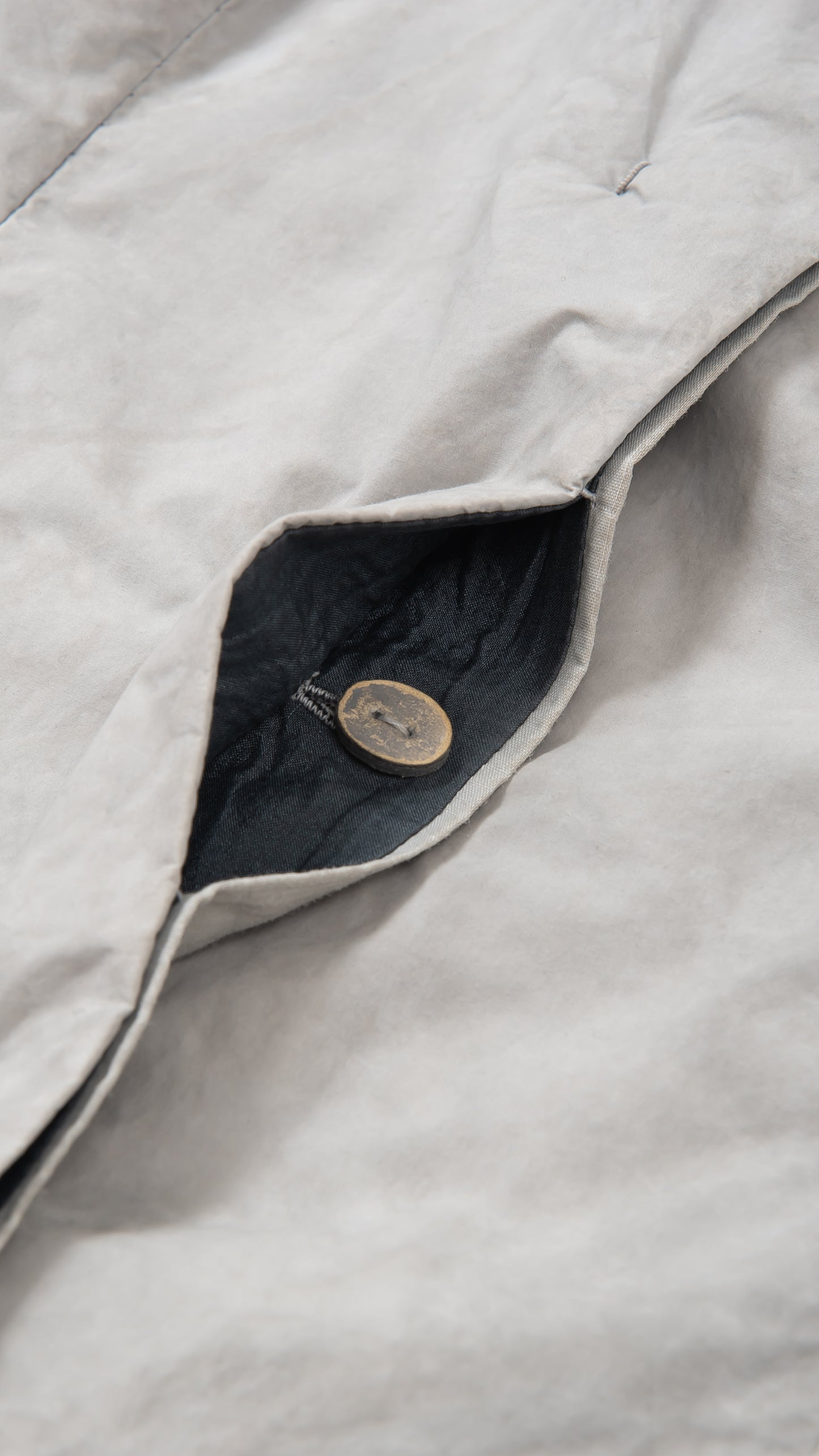 Short Collar Long Sleeve Coat