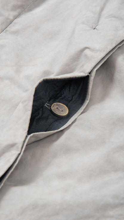 Short Collar Long Sleeve Coat