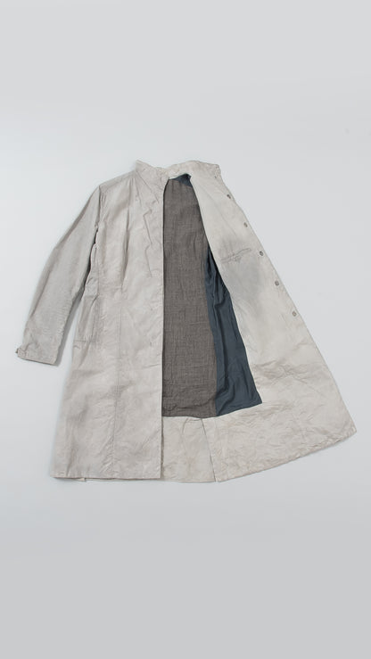 Short Collar Long Sleeve Coat