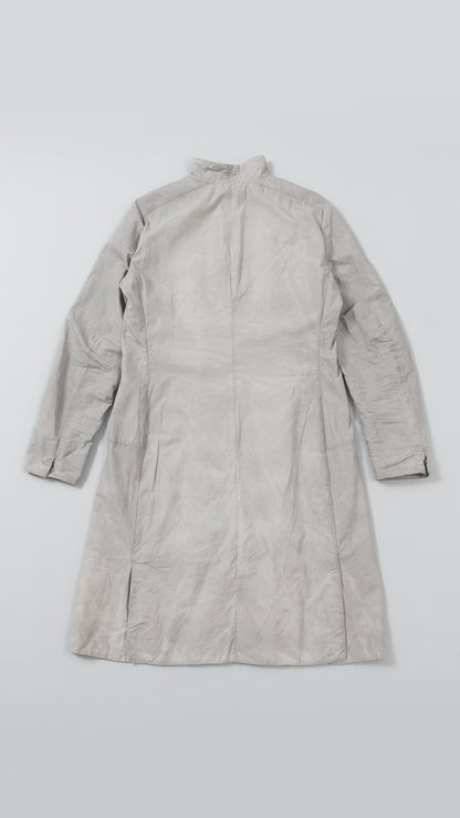 Short Collar Long Sleeve Coat