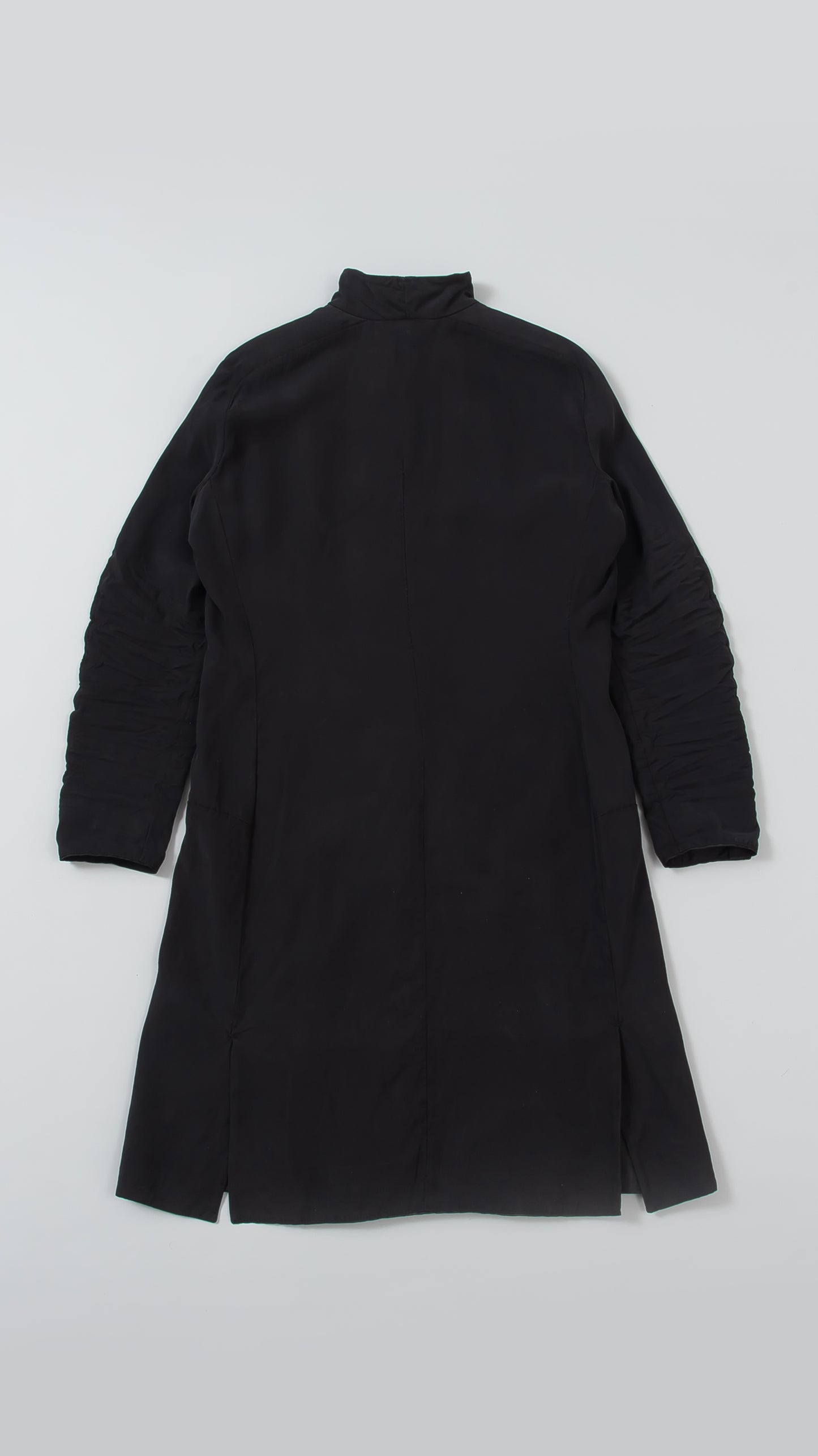 Short Collar Long Sleeve Coat