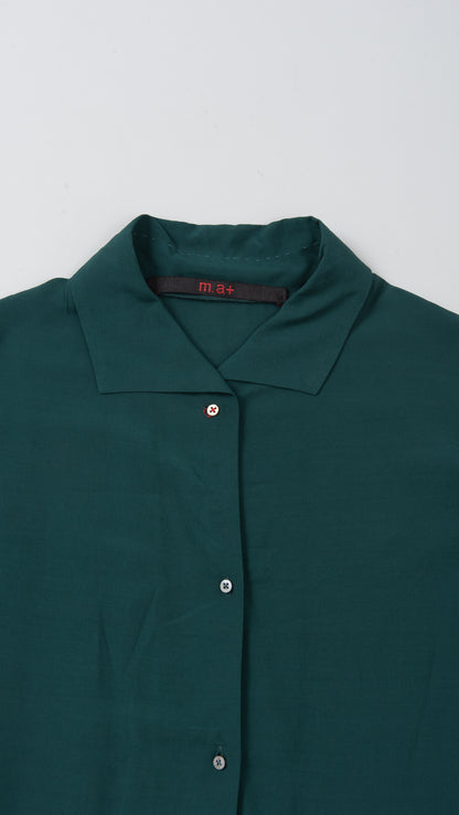 wo. high collar medium fit shirt