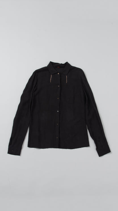 wo.fitted long sleeve short shirt