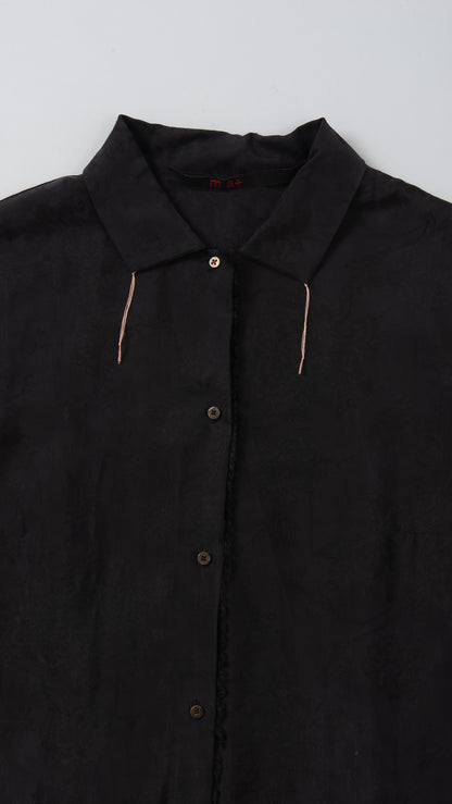 wo.fitted long sleeve short shirt