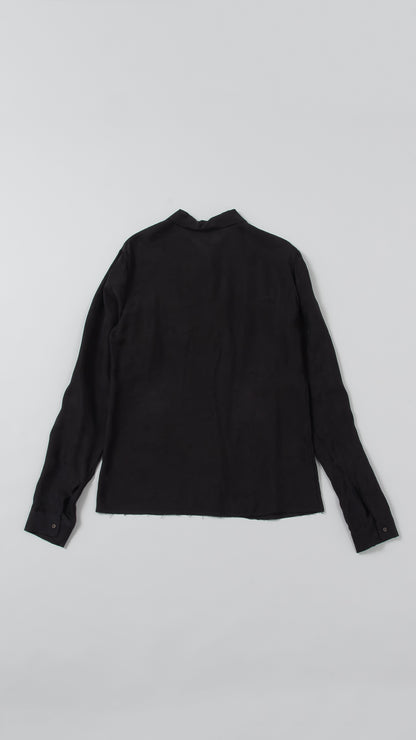 wo.fitted long sleeve short shirt