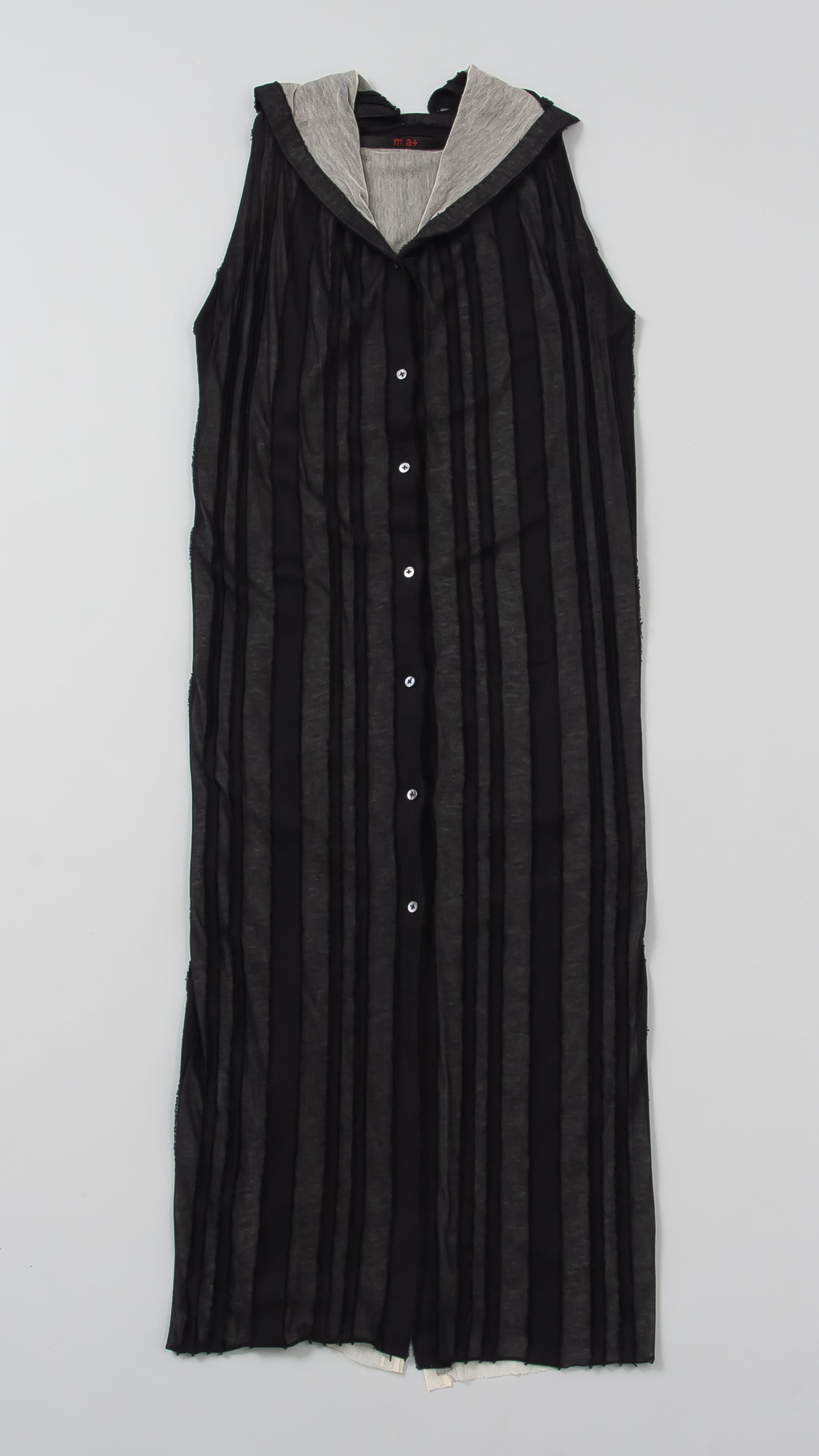 Sleeveless Dress with Front Opening