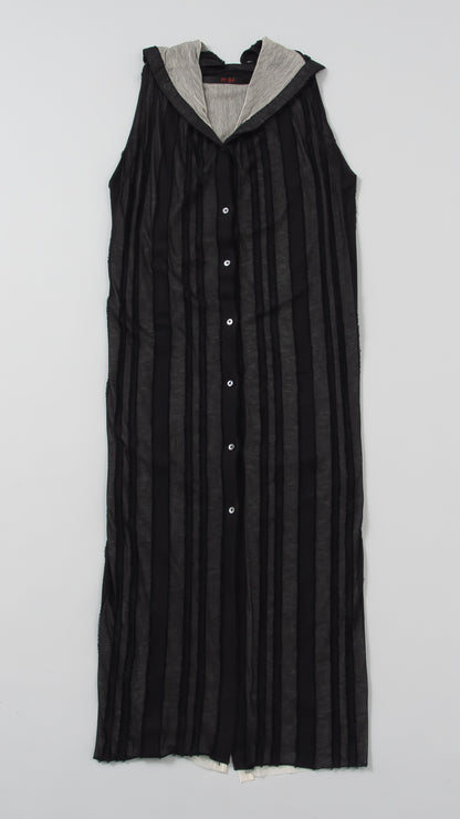 Sleeveless Dress with Front Opening