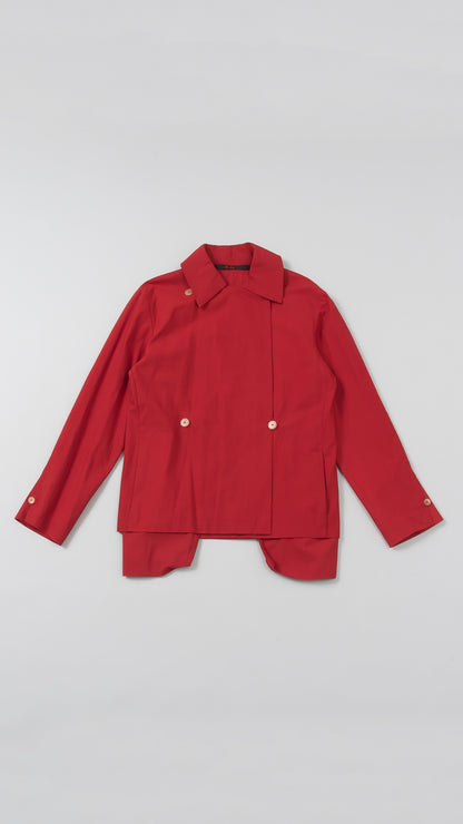 ovesized straight jacket pop out