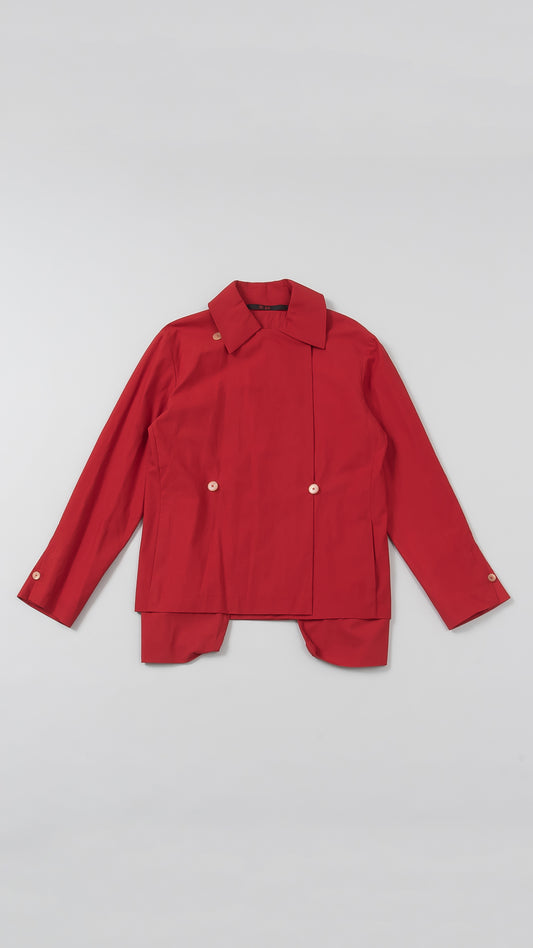 ovesized straight jacket pop out