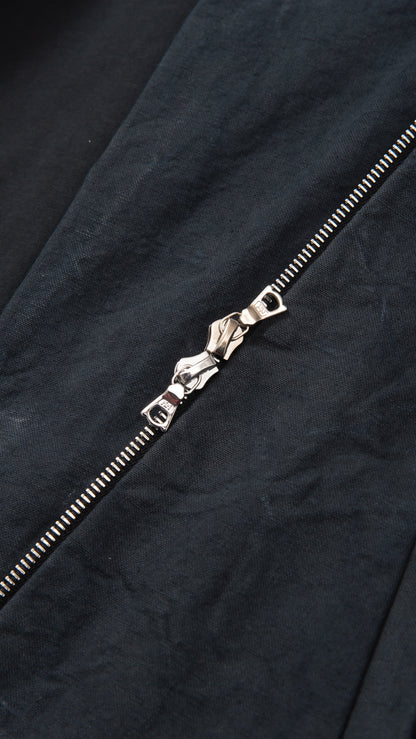 wo. diagonal zip unlined biker jacket