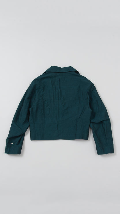 wo. 3 pocket oversized short jacket