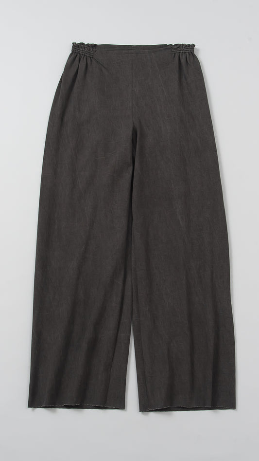 wo. elastic waist wide pants