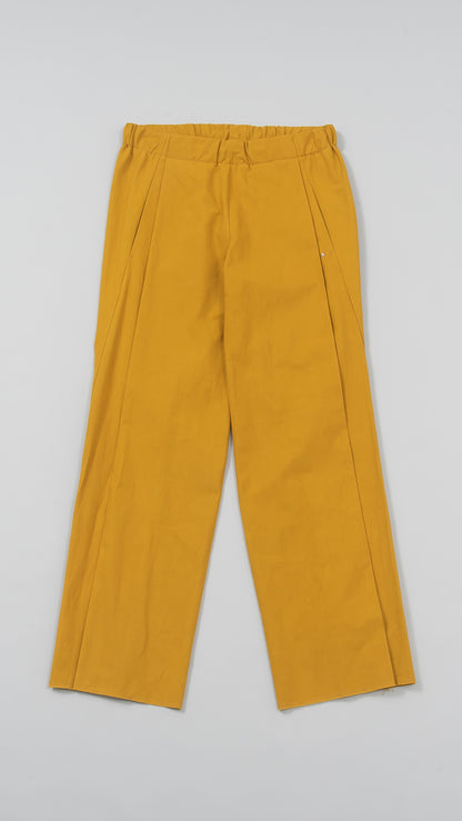 front pleat wide fit short elastic