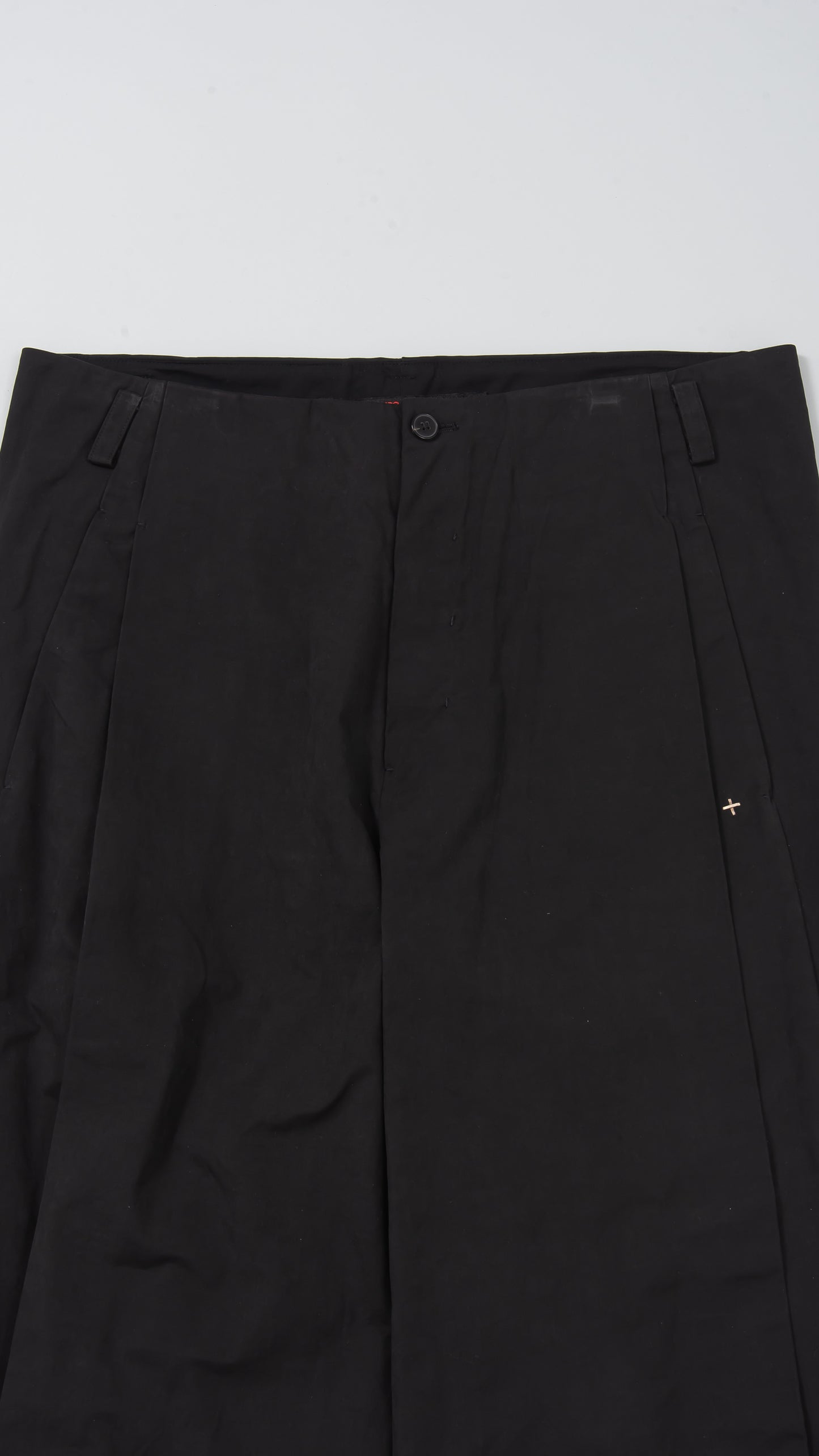 front pleat wide fit pants