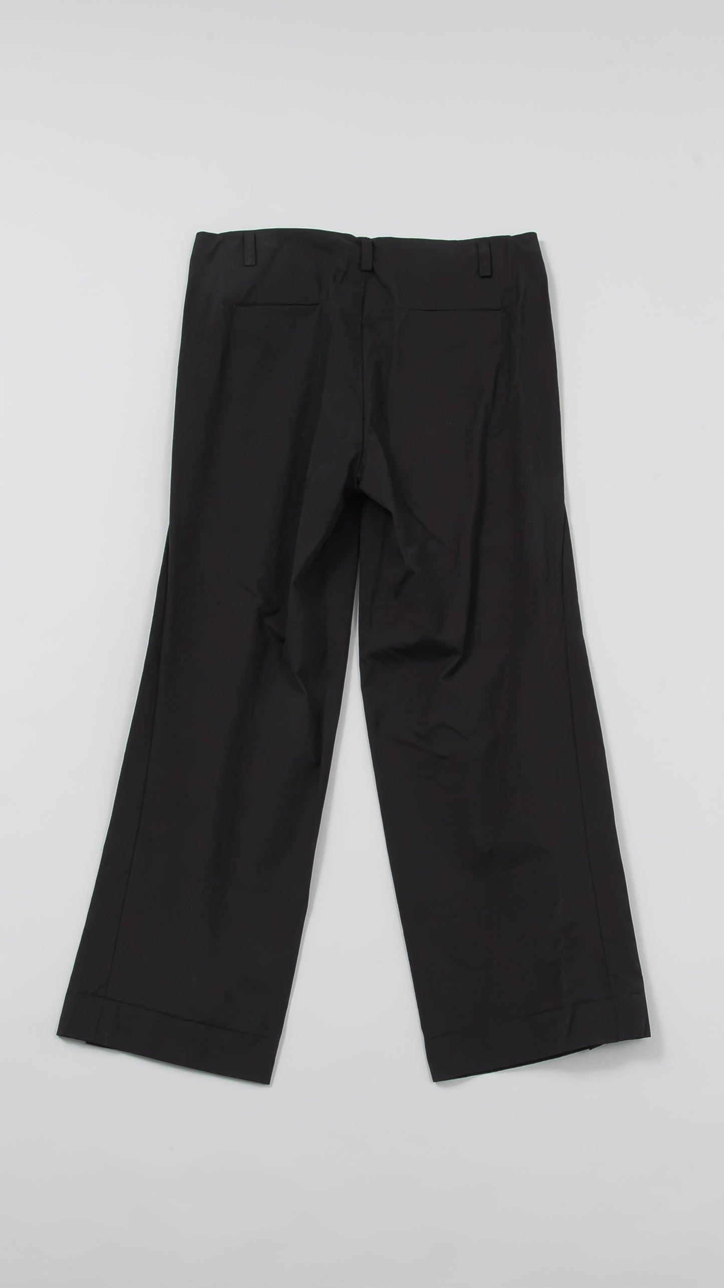 front pleat wide fit pants