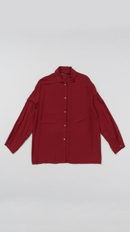 wo. high collar medium fit shirt