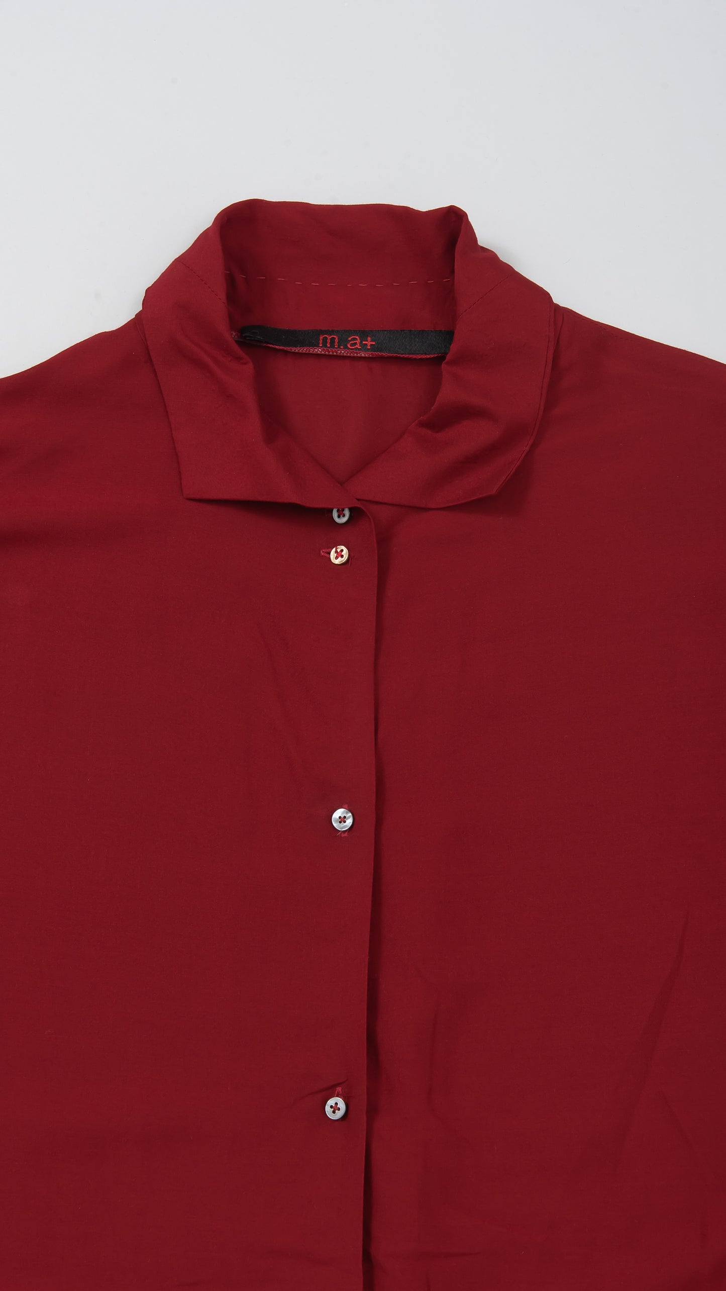 wo. high collar medium fit shirt