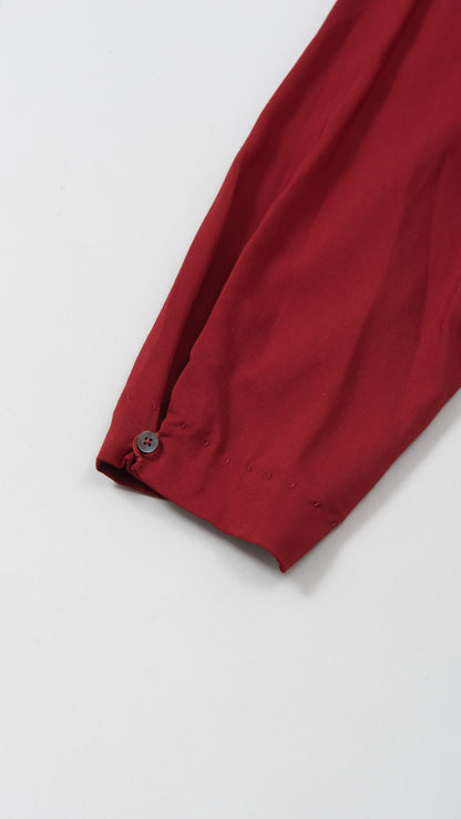 wo. high collar medium fit shirt