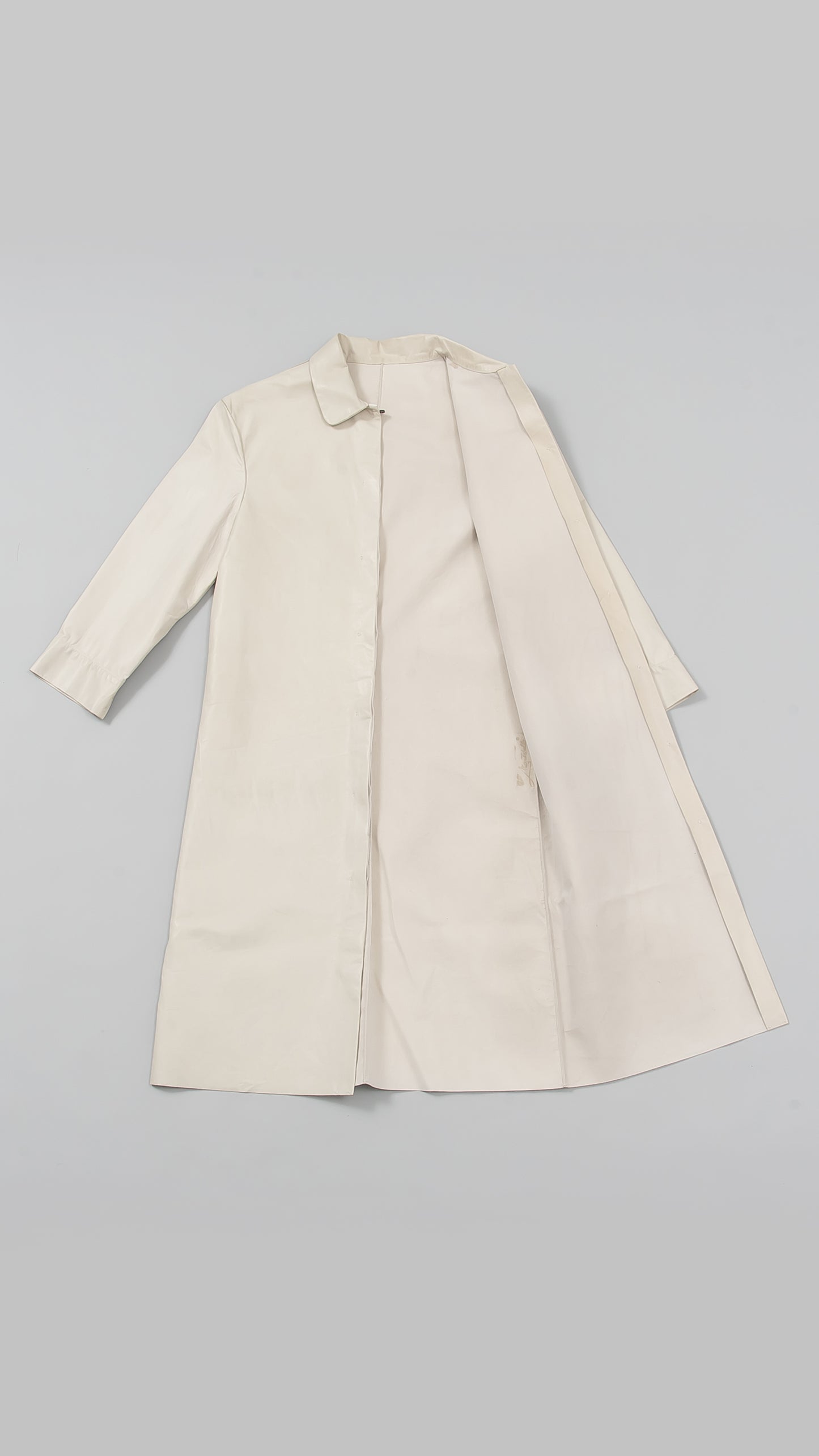 wo rounded collar 3/4 sleeve long shirt