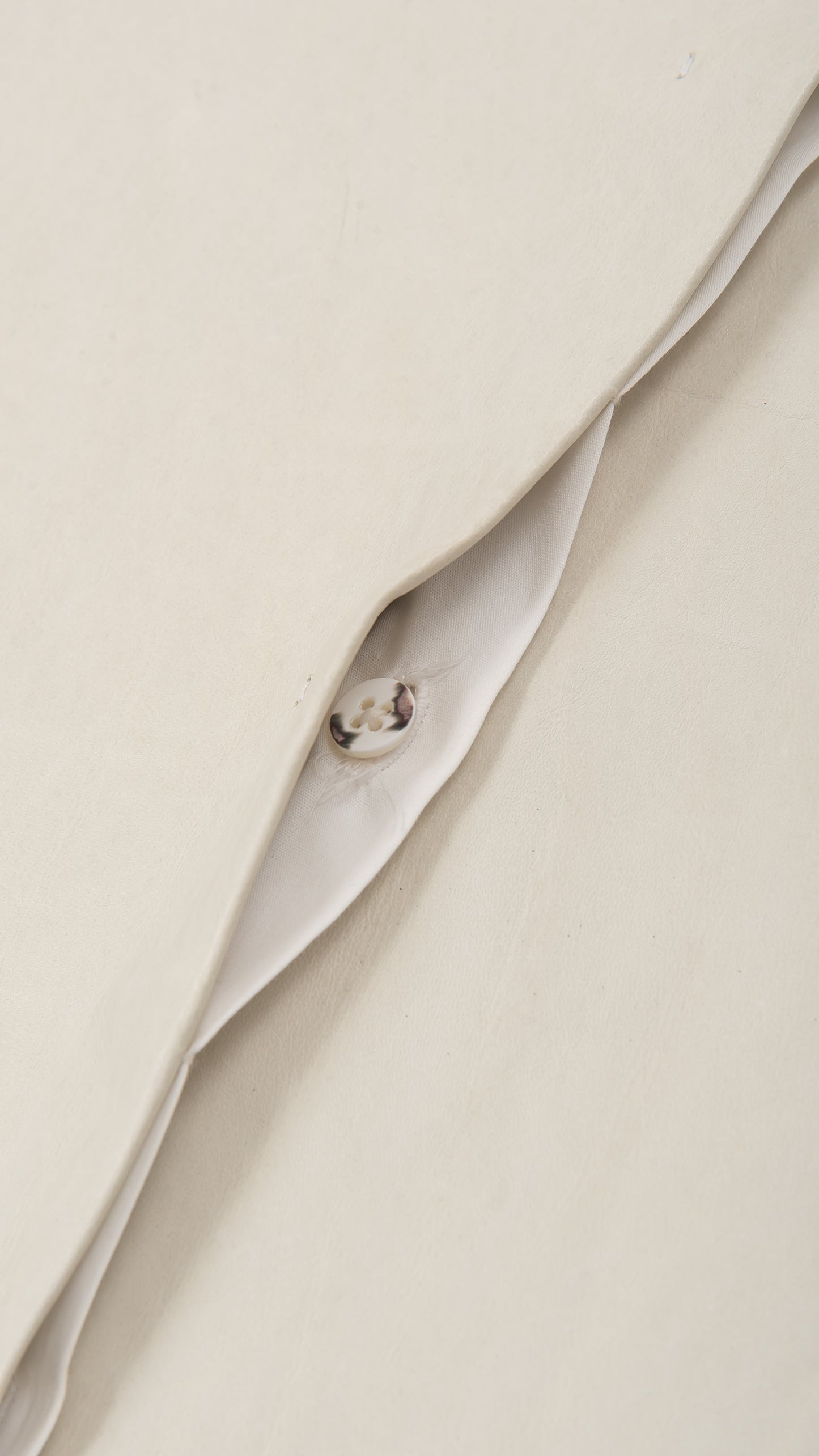 wo rounded collar 3/4 sleeve long shirt