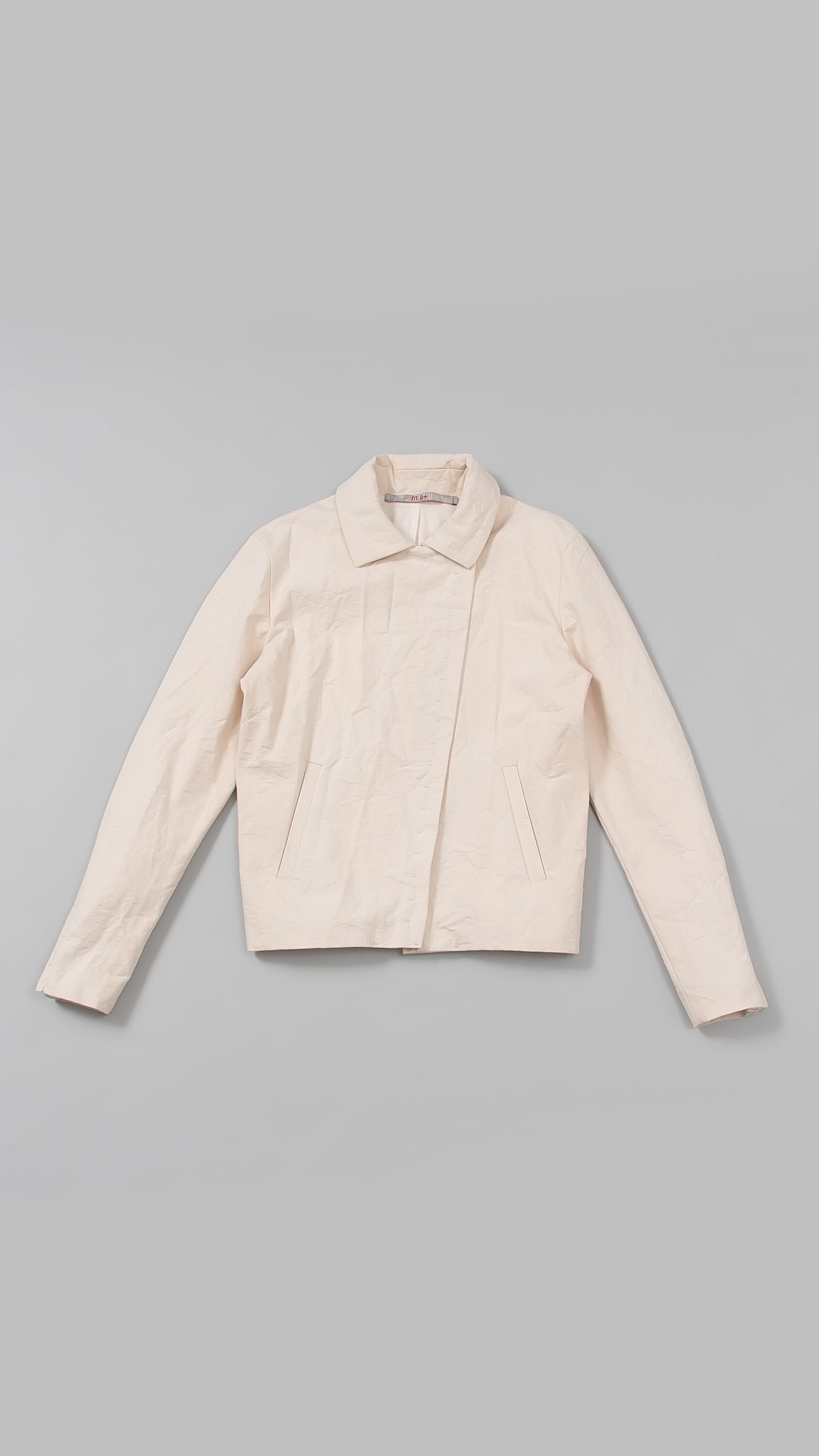 wo. diagonal zip unlined biker jacket