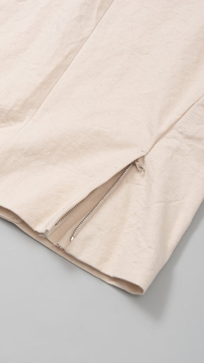 wo. diagonal zip unlined biker jacket