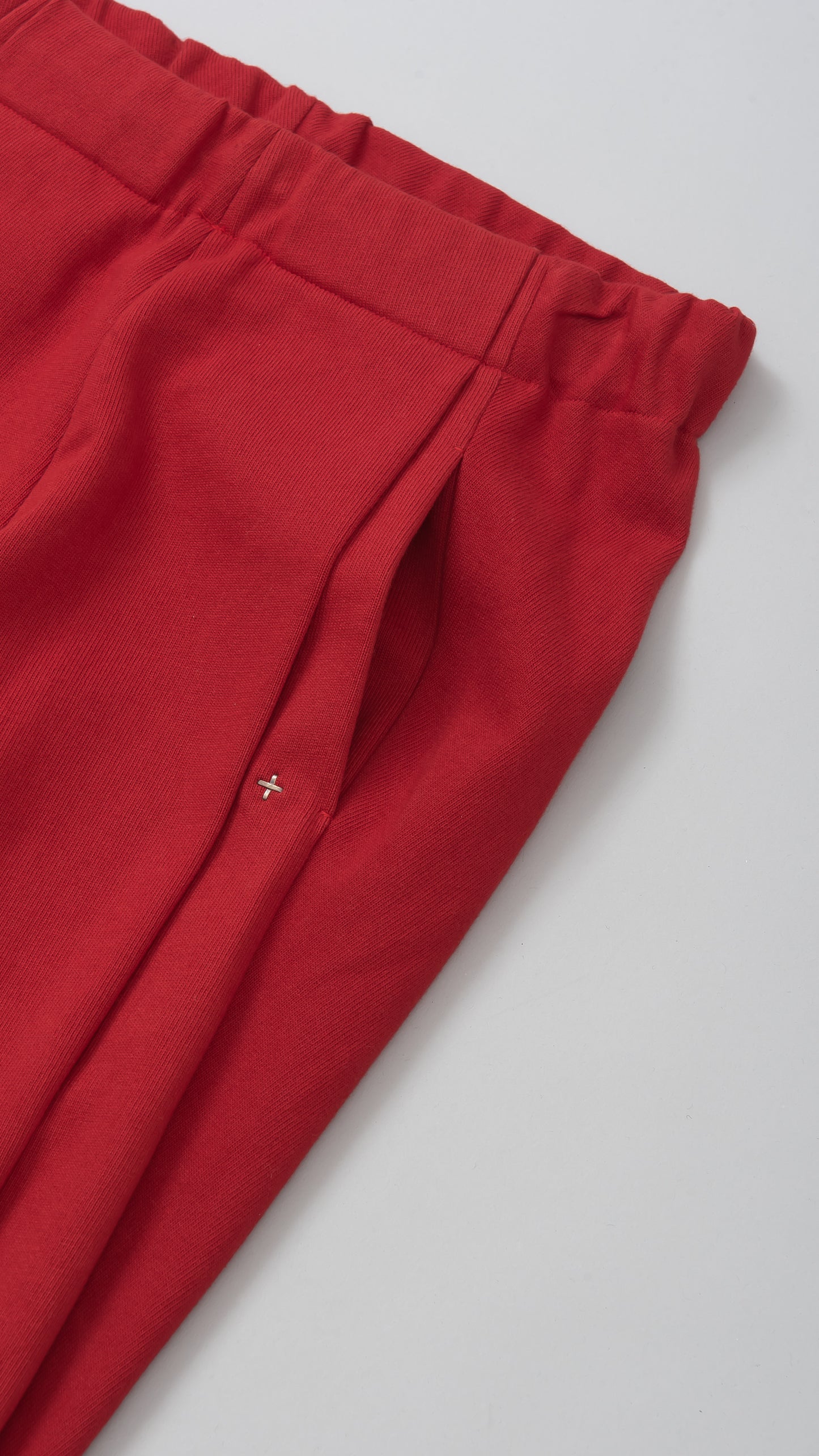 Elastic Waist 7/8-Length Pants