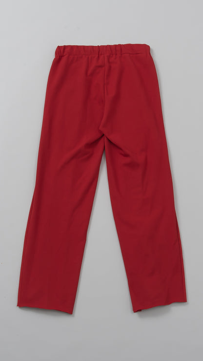 Elastic Waist 7/8-Length Pants