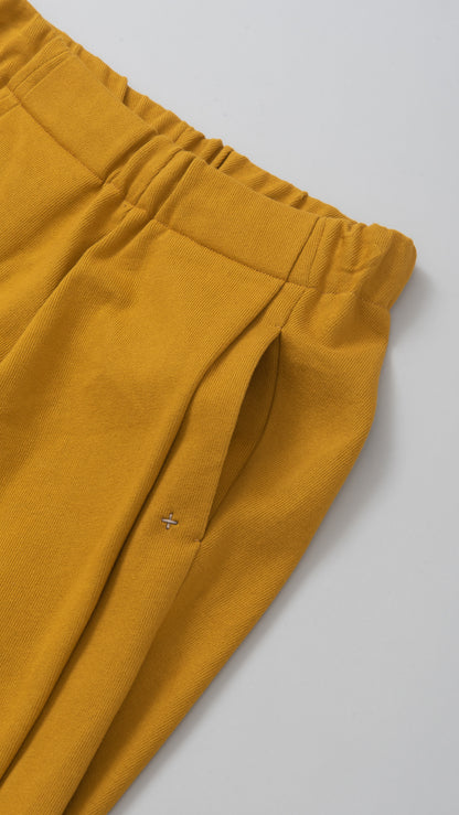 Elastic Waist 7/8-Length Pants