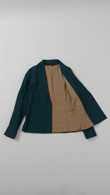 vertical pockets fitted jacket