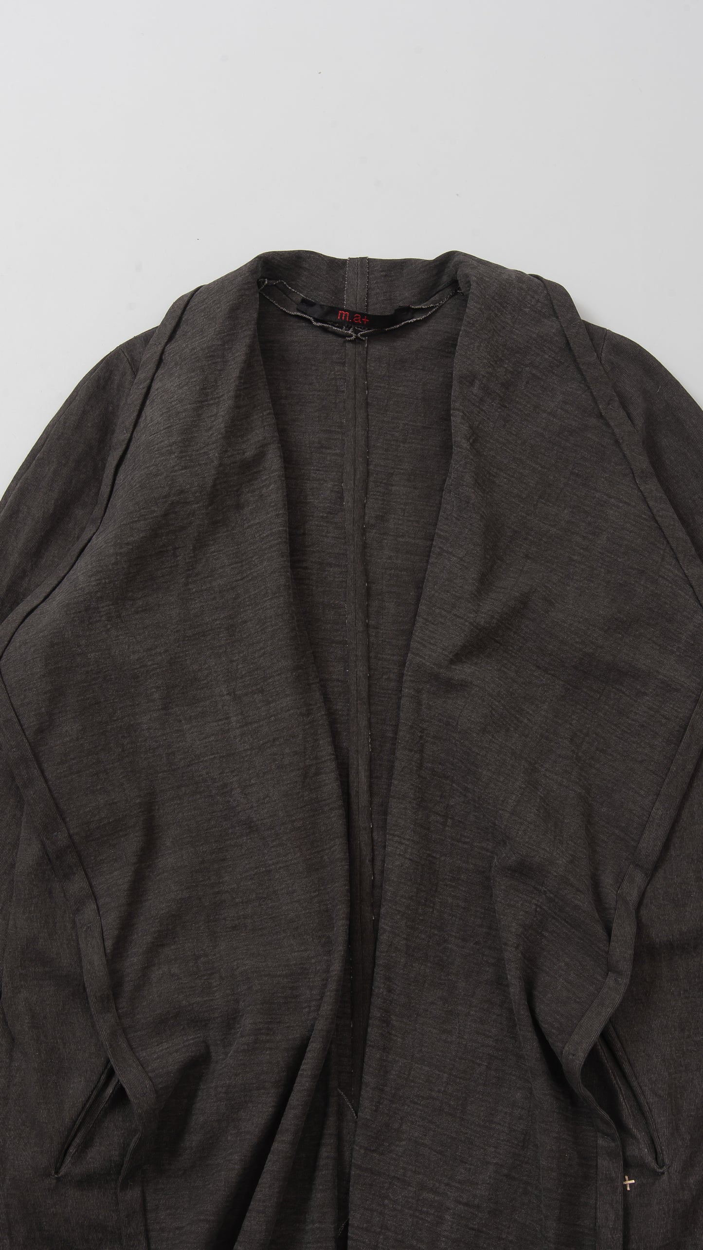 open wide coat w/pocket