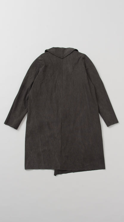 open wide coat w/pocket