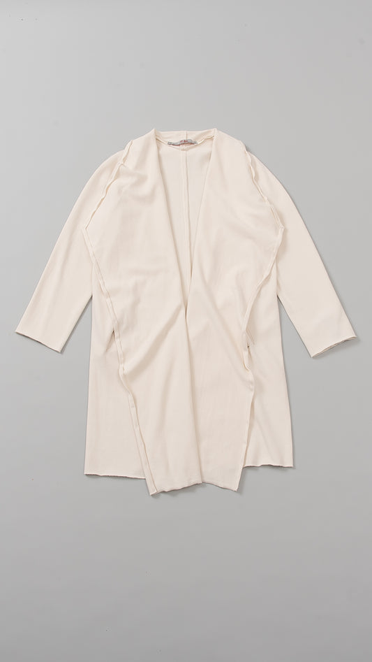 open wide coat w/pocket