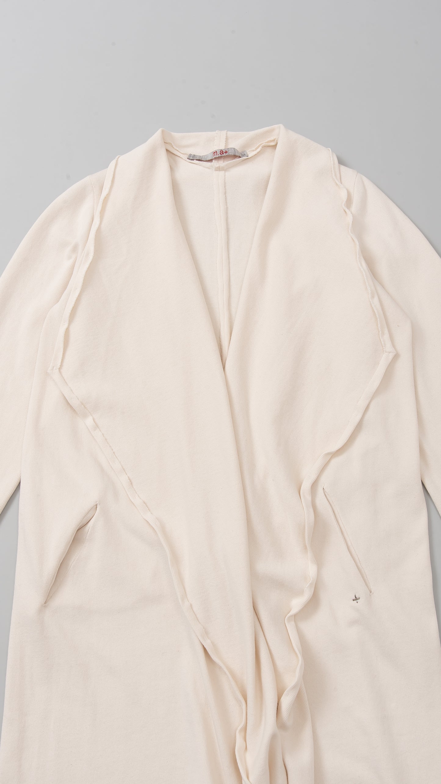 open wide coat w/pocket