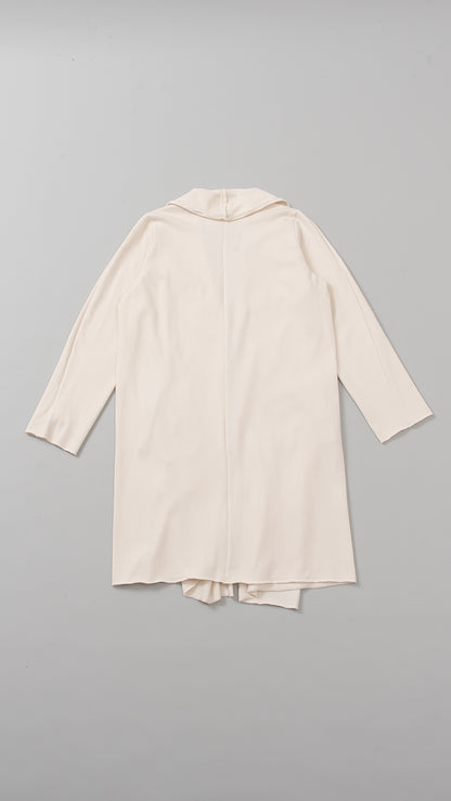 open wide coat w/pocket