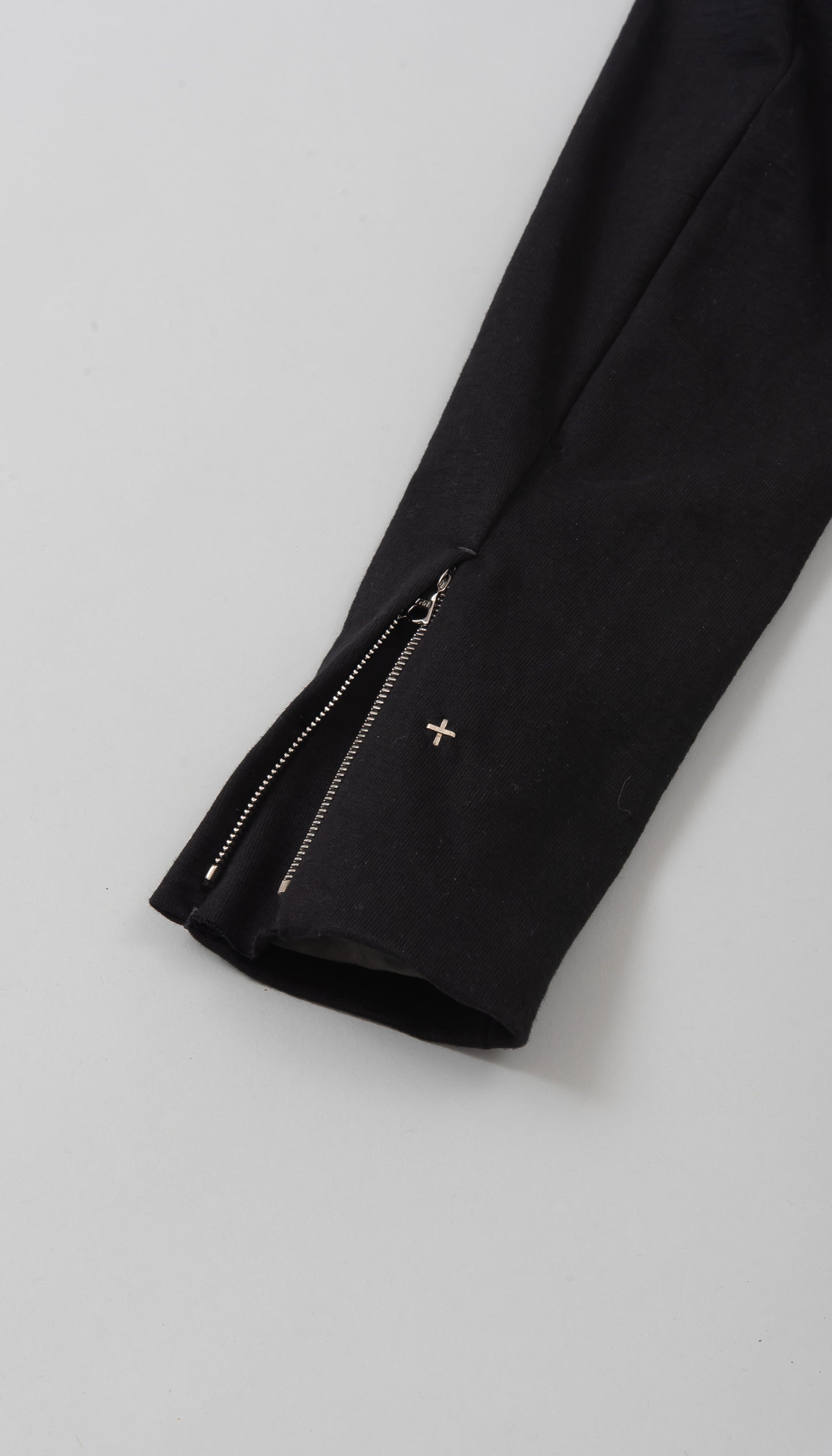 diagonal zip biker jacket