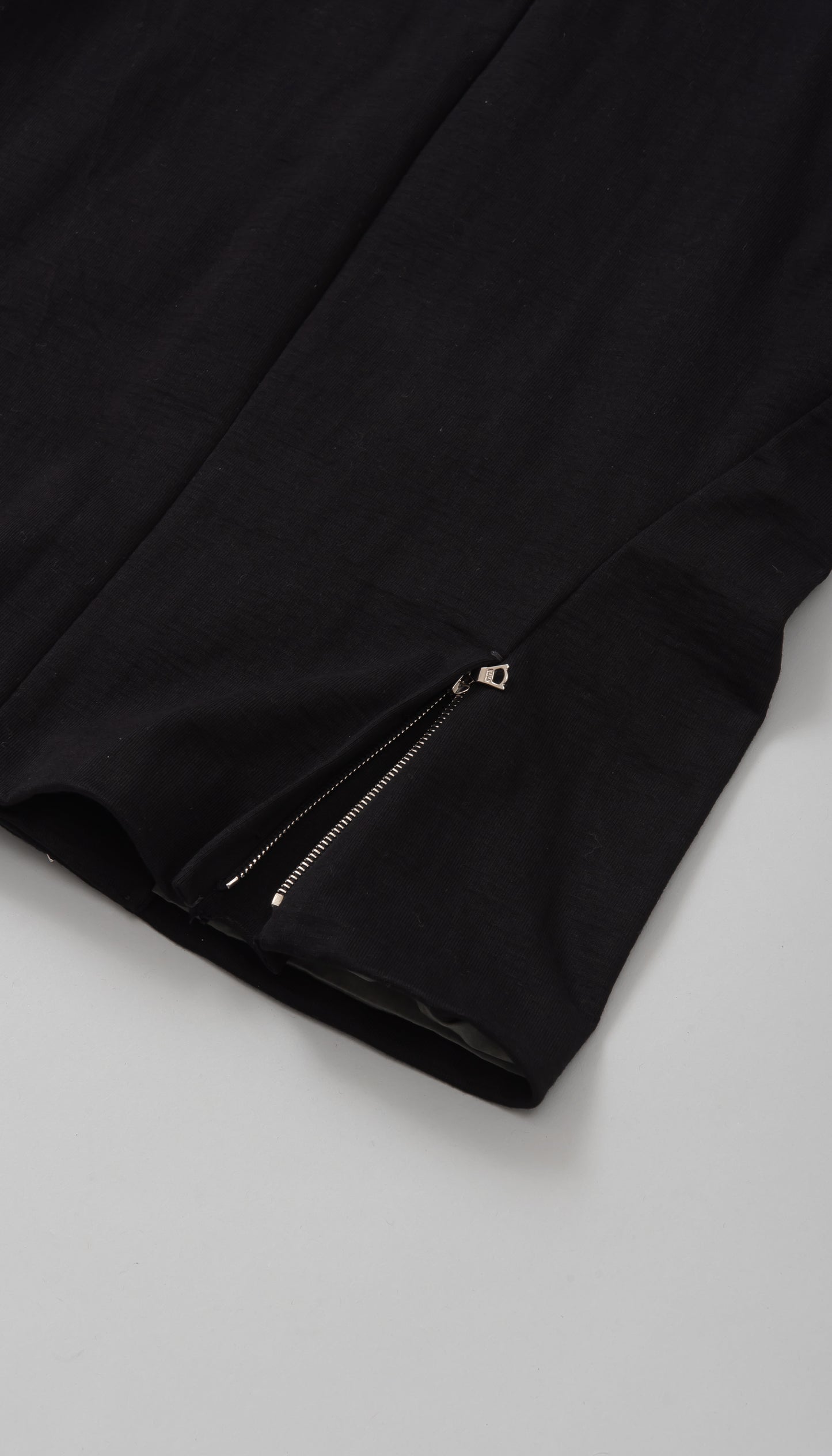 diagonal zip biker jacket