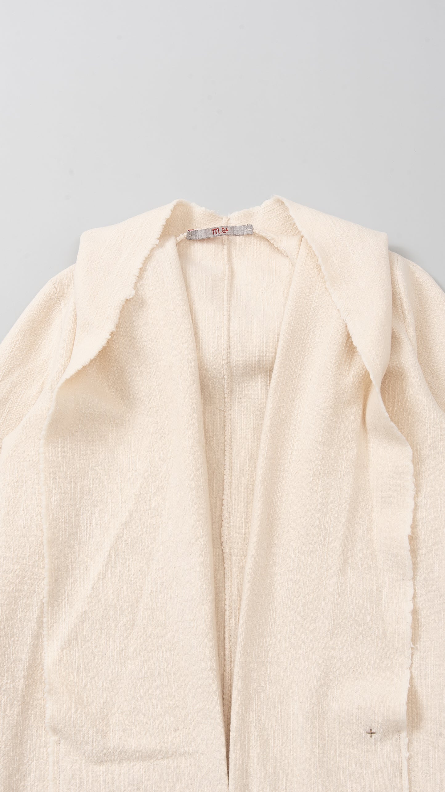 folded pocket hooded loose jacket