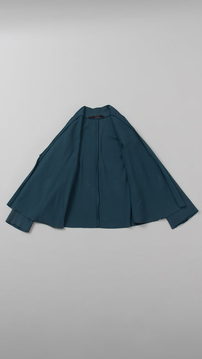 V-Neck Flared Cardigan