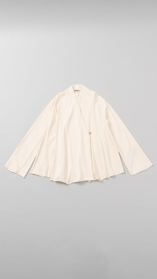 V-Neck Flared Cardigan