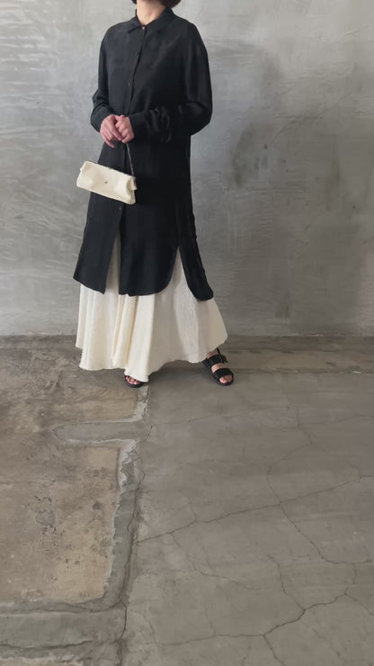 wo.oversize extra long shirt