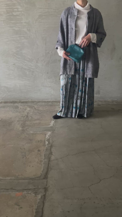 raglan split sleeve coat