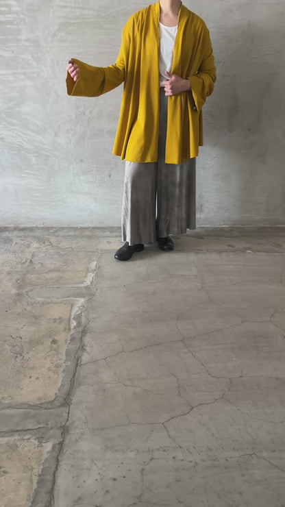 V-Neck Flared Cardigan