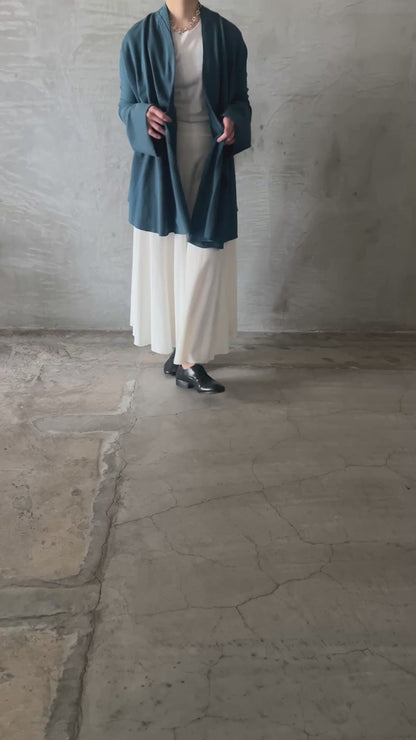 V-Neck Flared Cardigan