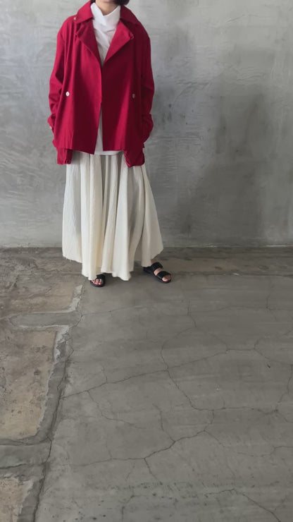 ovesized straight jacket pop out