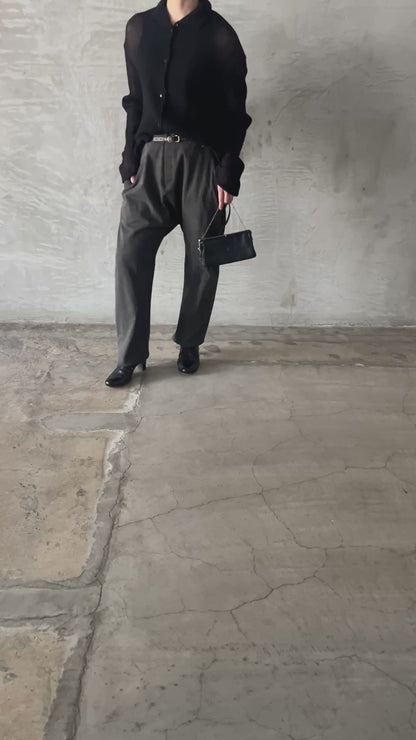 low crotch 2 pocket pants