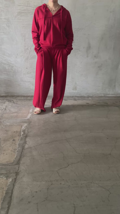 Elastic Waist 7/8-Length Pants