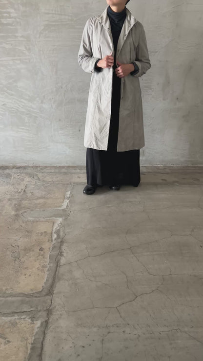 Short Collar Long Sleeve Coat