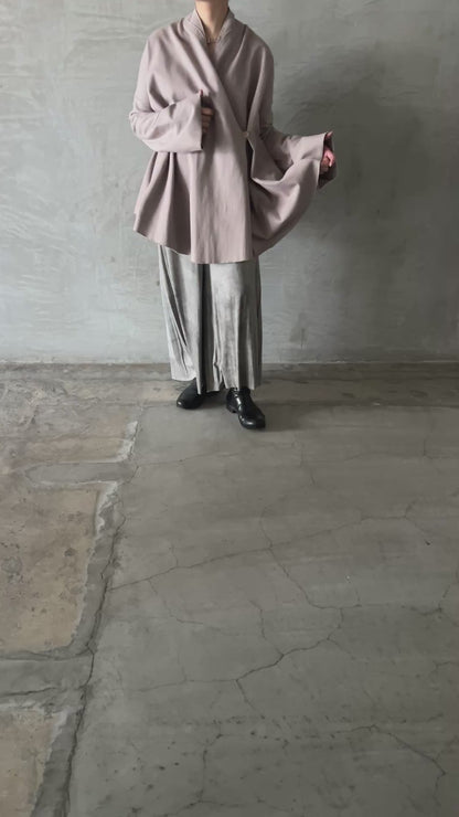 V-Neck Flared Cardigan